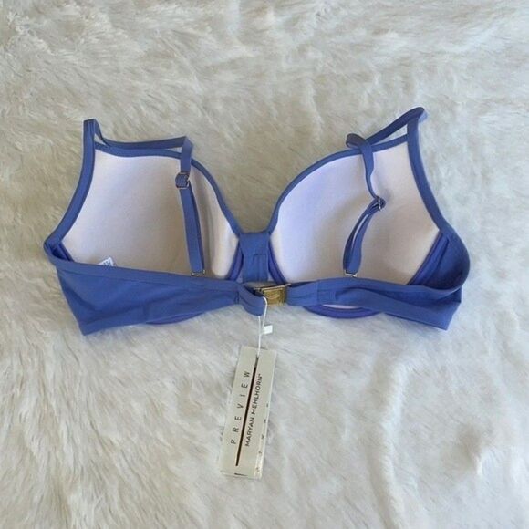 Maryan Mehlhorn UNDERWIRE Bikini TOP Sz 8 C - Picture 2 of 8